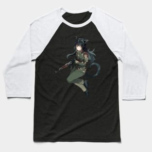 Gun x girl Baseball T-Shirt